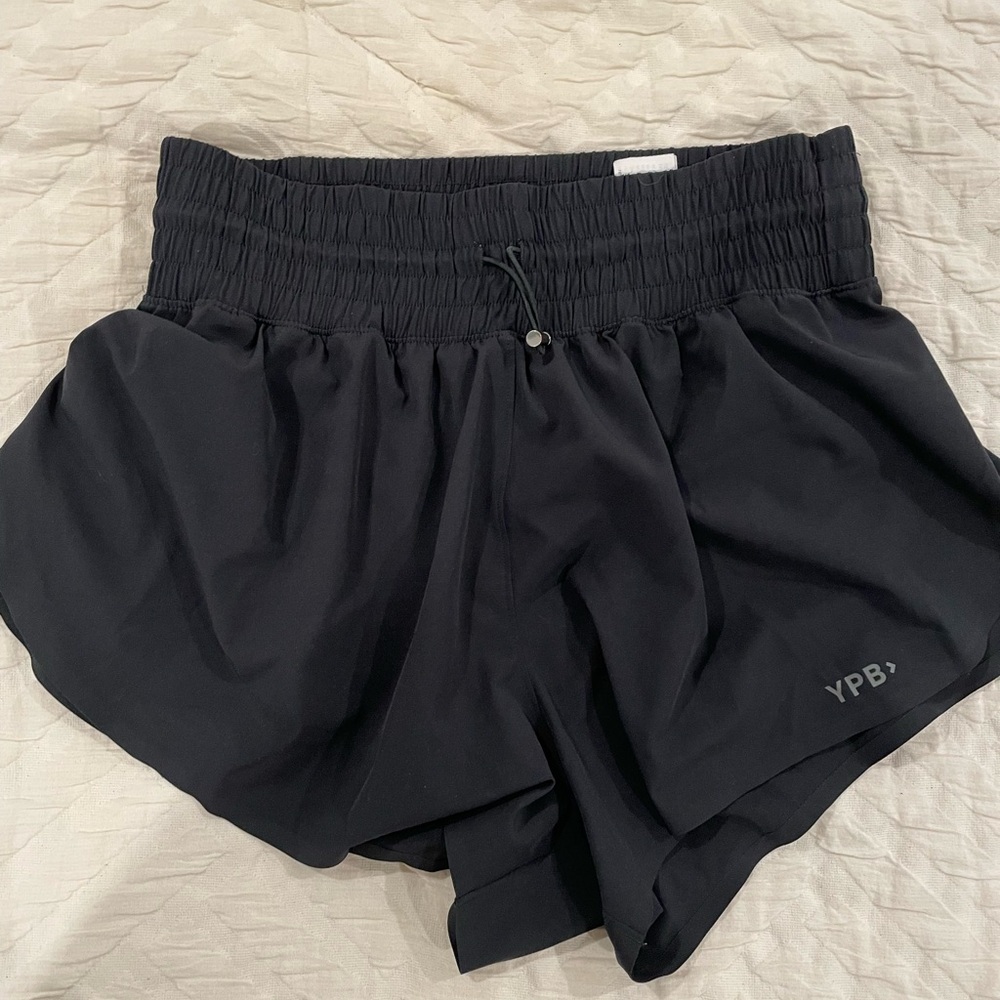 YPB Abercrombie Women's Black Athletic Shorts
